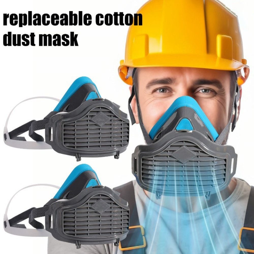 Respirator Half Face - Silikon Toz Geçirmez Yarım Maske, Yeniden