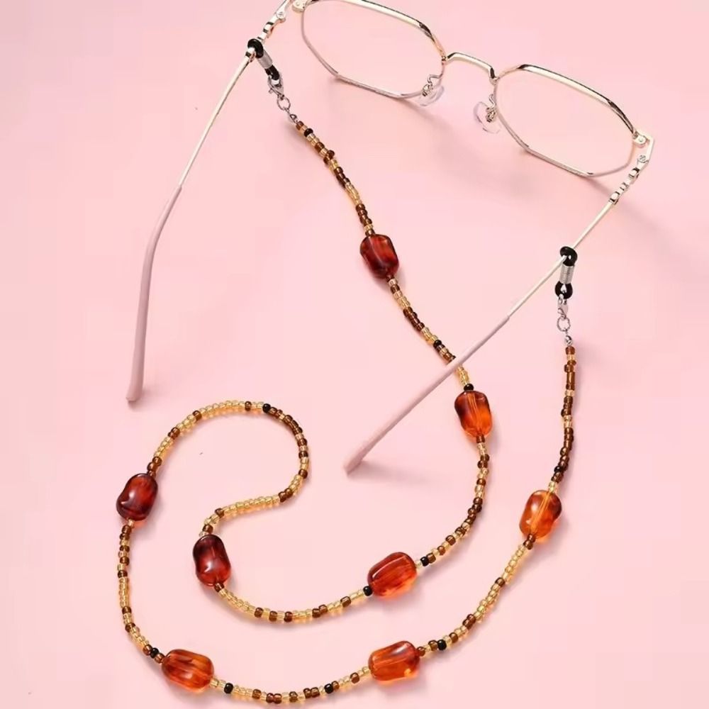 Mask Chain Holder - Kaymaz, Düşmeyi Önleyici Gözlük Zinciri, Kaybolmaz