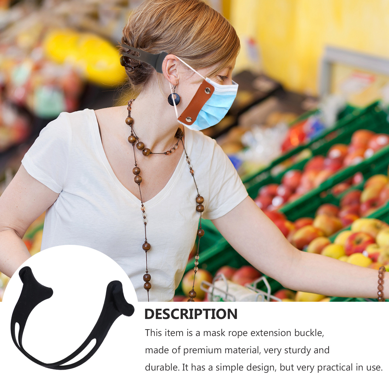 3 adet profesyonel sınıf silik - Mask Ear Saver Strap incelemesi ve fiyatı