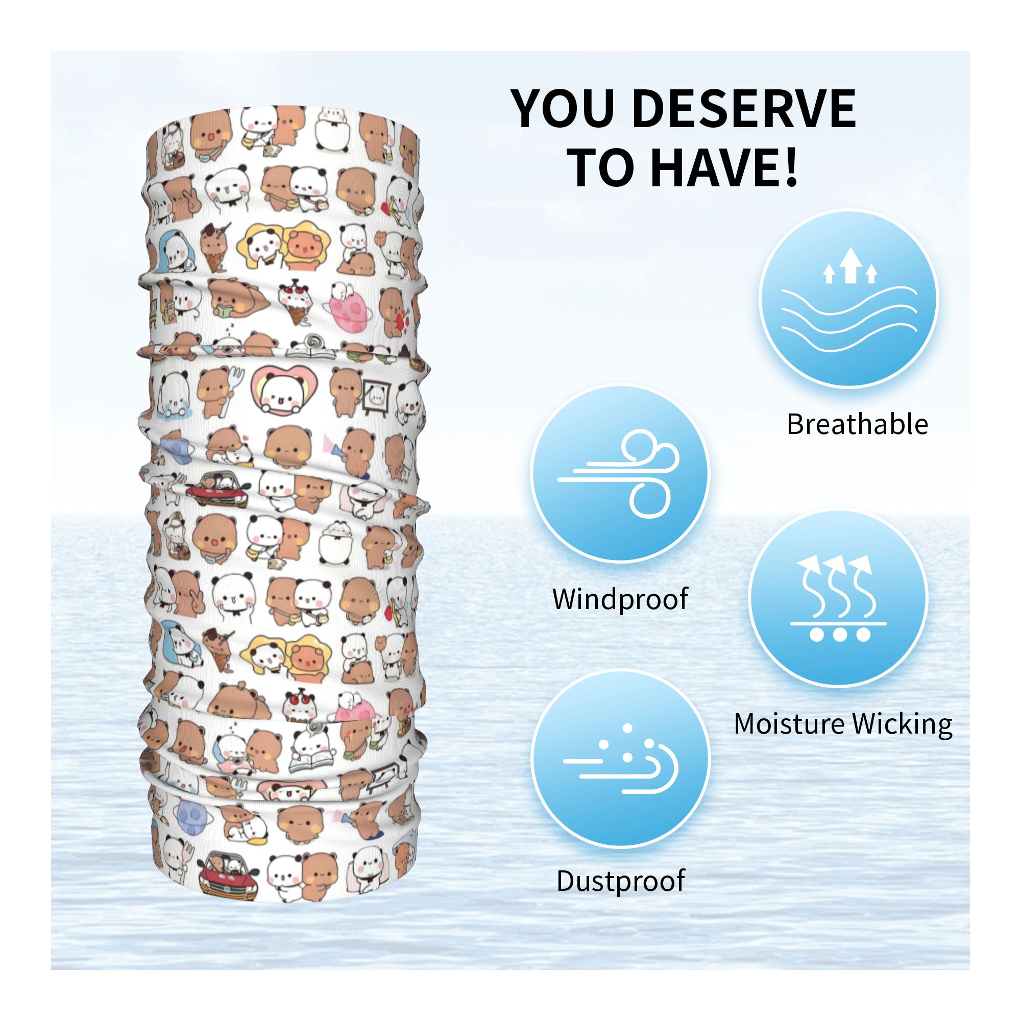 Özel Tasarım Karikatür Şeftali - Neck Gaiter Face Cover incelemesi ve fiyatı