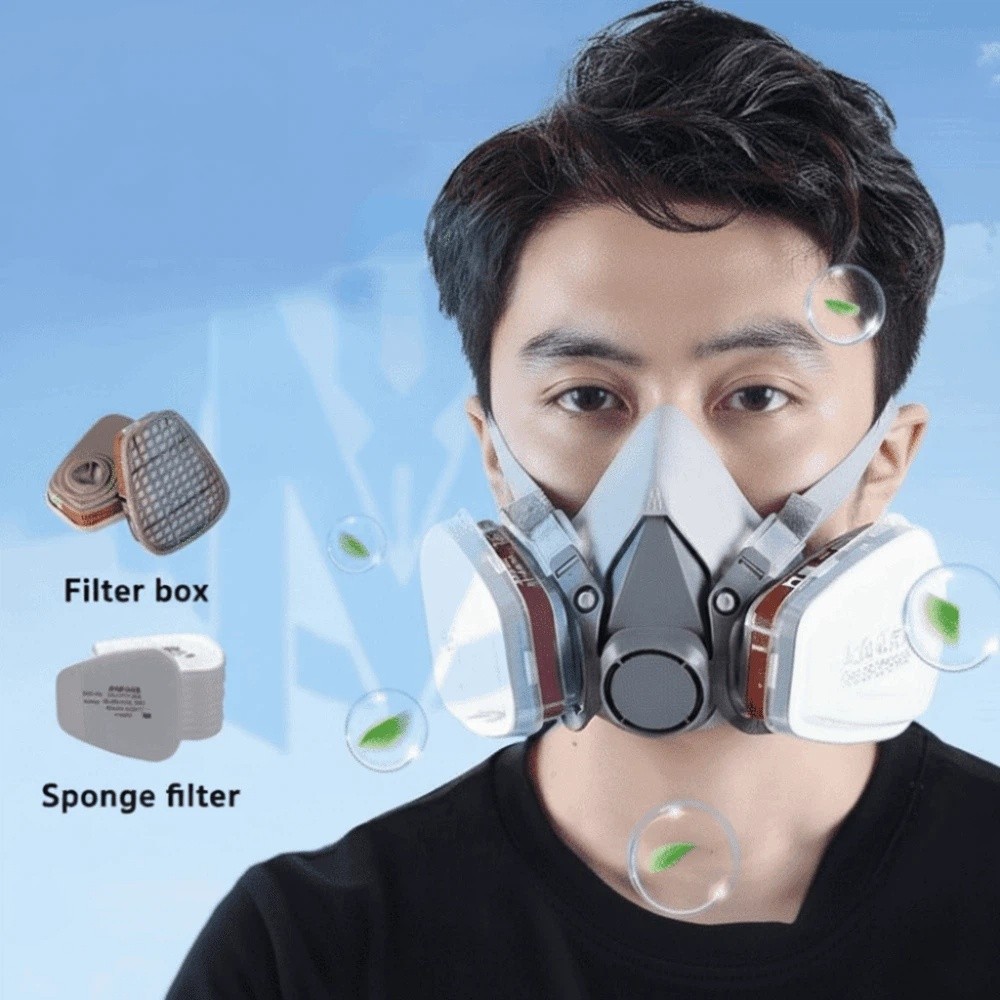 Yeniden kullanılabilir ‌ Yarım - Respirator Half Face incelemesi ve fiyatı