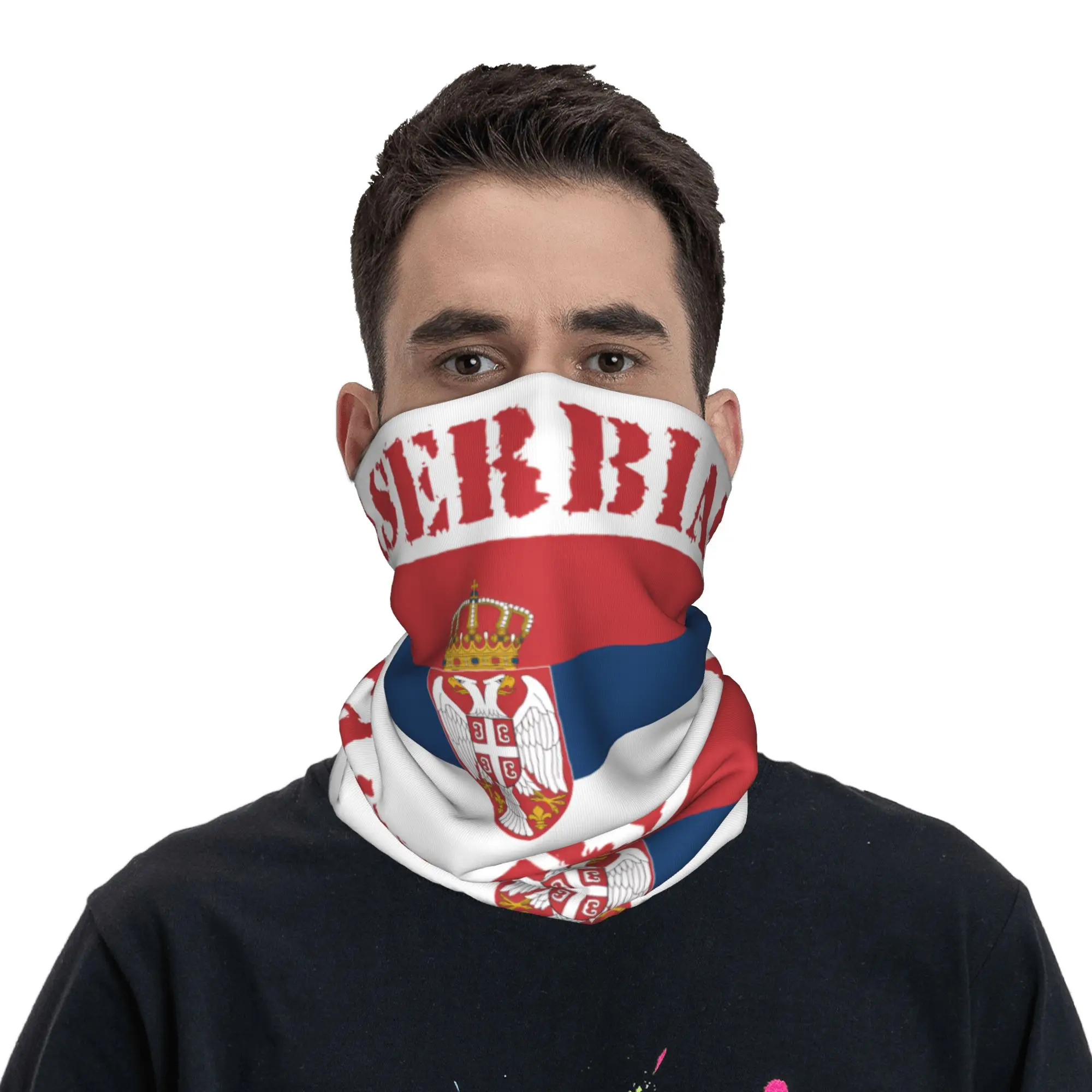 Yeni Sırbistan Bayraklı Bandan - Neck Gaiter Face Cover incelemesi ve fiyatı