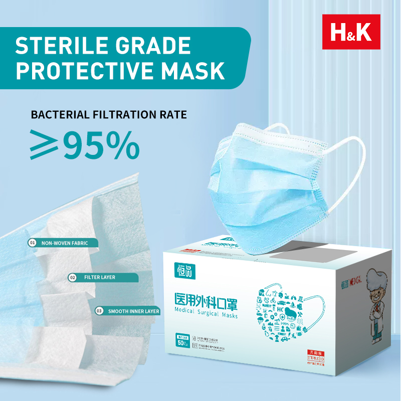 50/100 adet kutu mavi yüz mask - Disposable Mask Blue incelemesi ve fiyatı