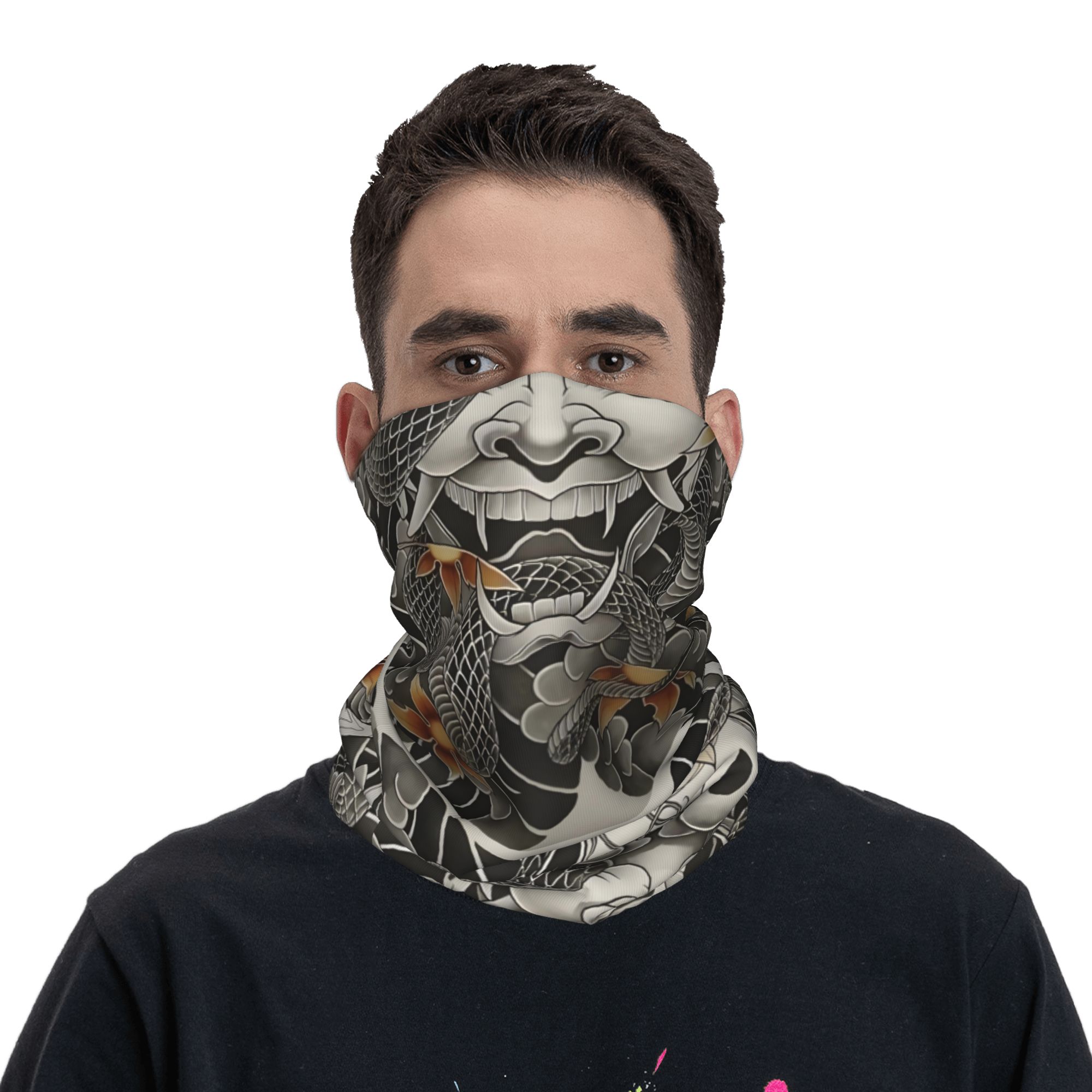 Özel Tasarım Samuray Oni Şeyta - Neck Gaiter Face Cover incelemesi ve fiyatı