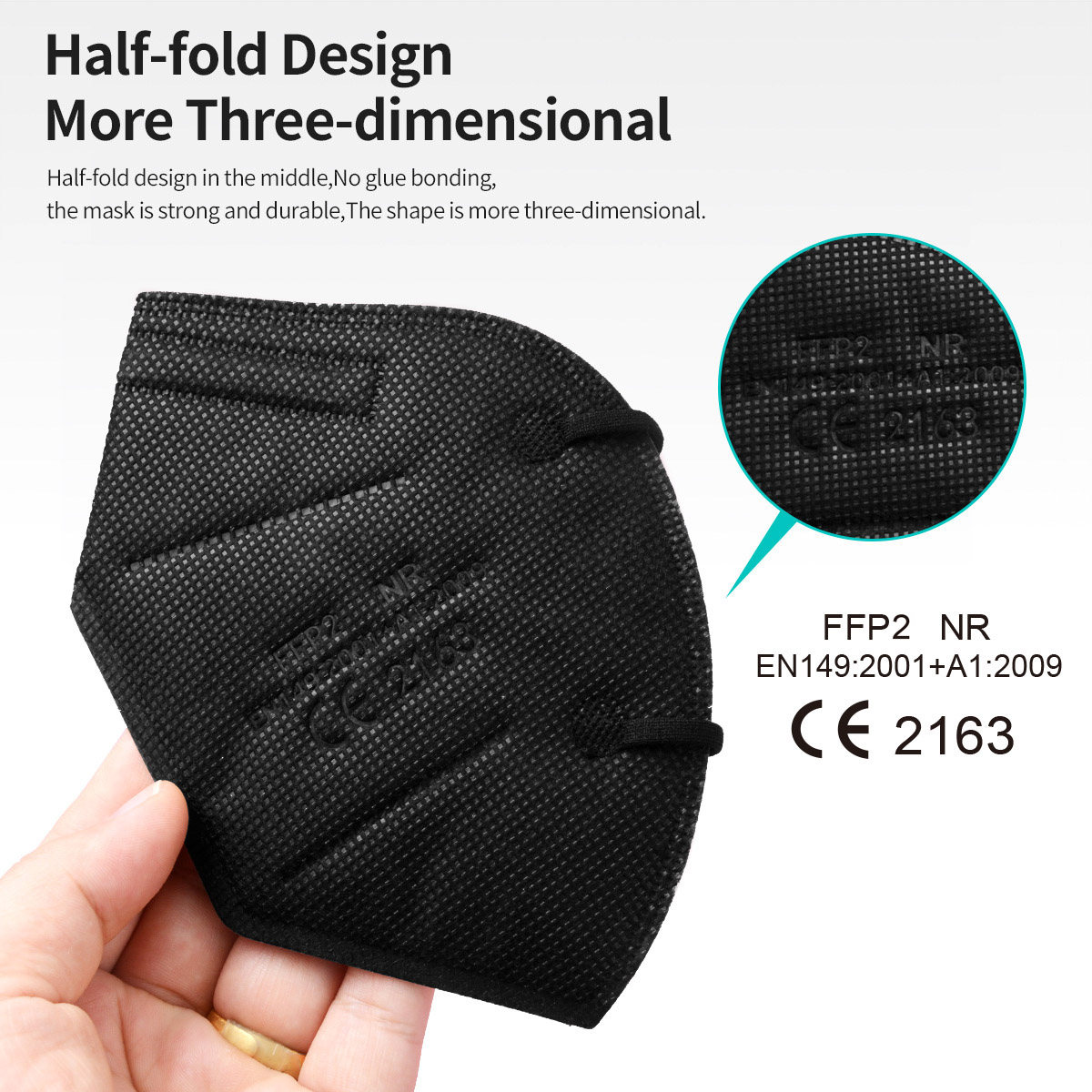 FFP2 Solunum Maskeleri CE Onay - Kn95 Respirator Mask incelemesi ve fiyatı