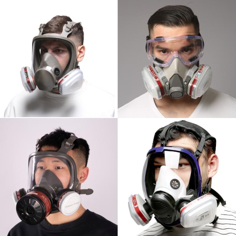 1 Set Yarım Yüz Toz Maskesi Ye - Respirator Half Face incelemesi ve fiyatı